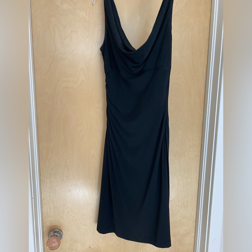 White House Black Market WHBM black cocktail dress size 2